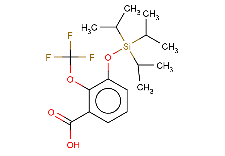 2-(trifluoromethoxy)-3-{[tris(propan-2-yl)silyl]oxy}benzoic acid