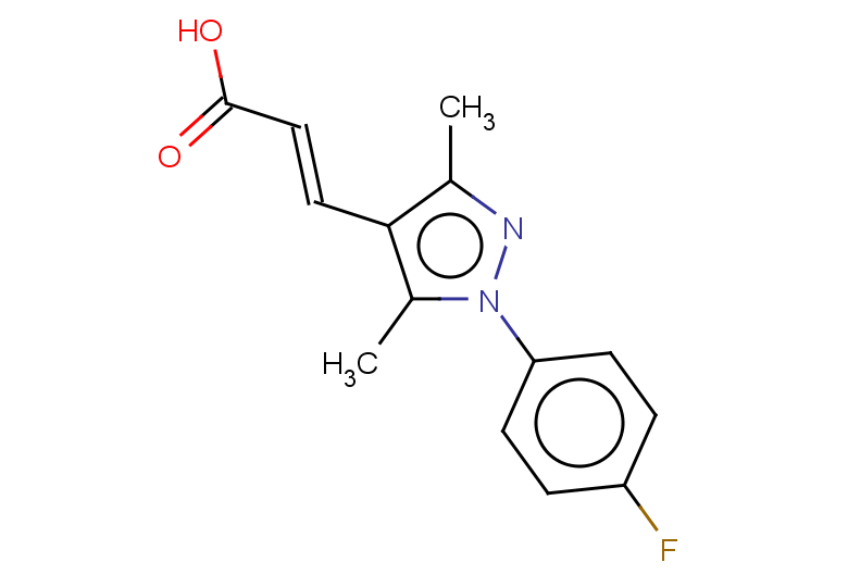 (2E)-3-[1-(4-fluorophenyl)-3,5-dimethyl-1H-pyrazol-4-yl]prop-2-enoic acid