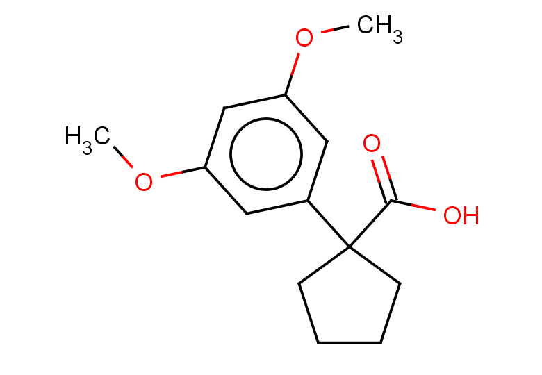 1-(3,5-dimethoxyphenyl)cyclopentanecarboxylic acid