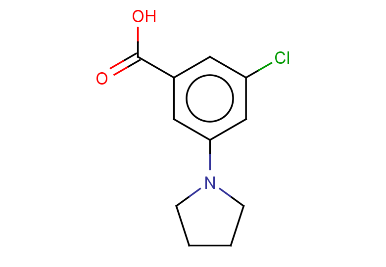 3-chloro-5-(pyrrolidin-1-yl)benzoic acid
