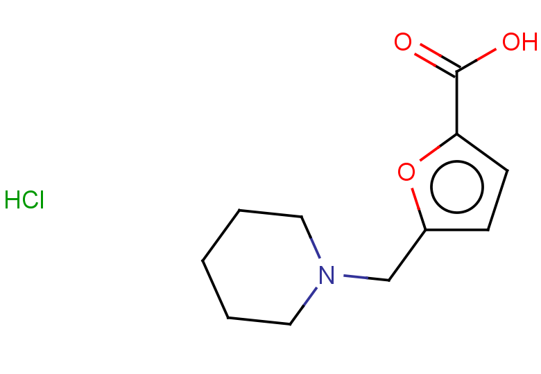 5-[(piperidin-1-yl)methyl]furan-2-carboxylic acid hydrochloride