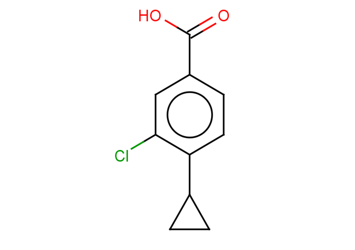 3-chloro-4-cyclopropylbenzoic acid