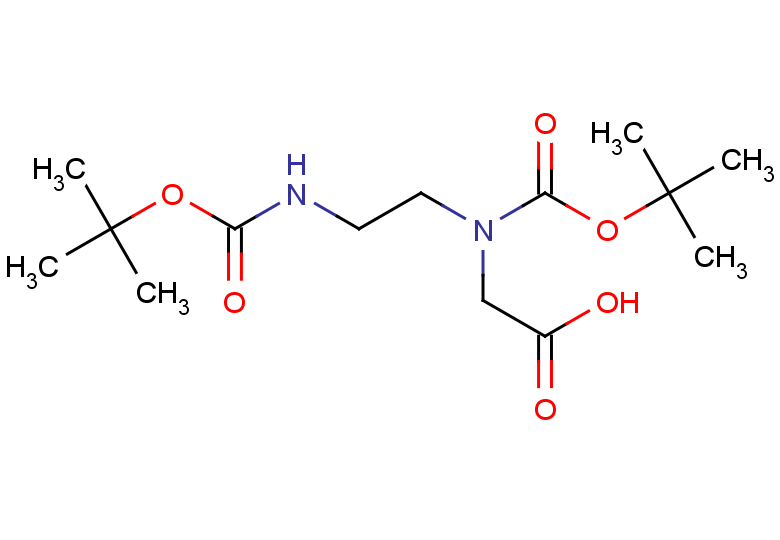 2-{[(tert-butoxy)carbonyl](2-{[(tert-butoxy)carbonyl]amino}ethyl)amino}acetic acid
