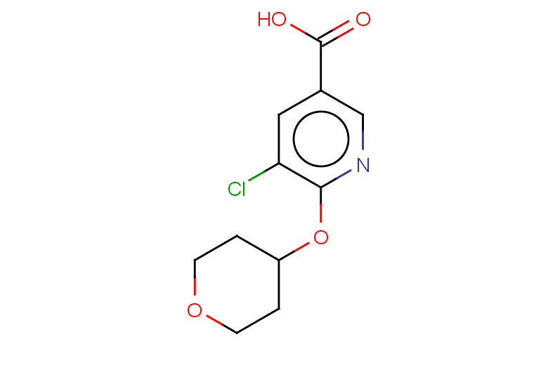 5-chloro-6-(oxan-4-yloxy)pyridine-3-carboxylic acid