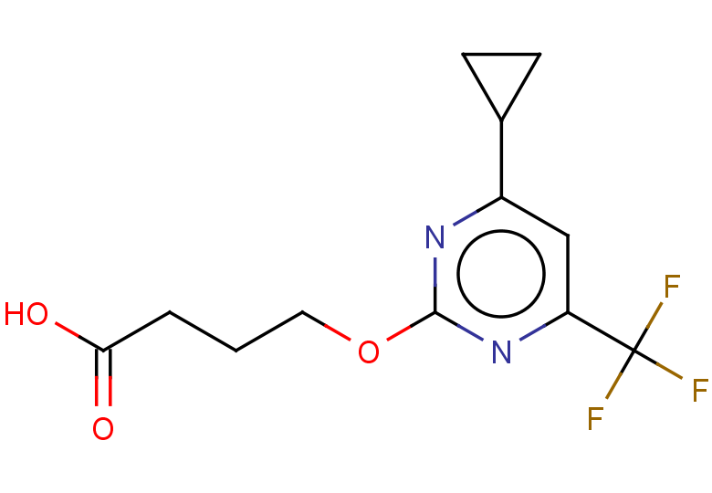 4-{[4-cyclopropyl-6-(trifluoromethyl)pyrimidin-2-yl]oxy}butanoic acid