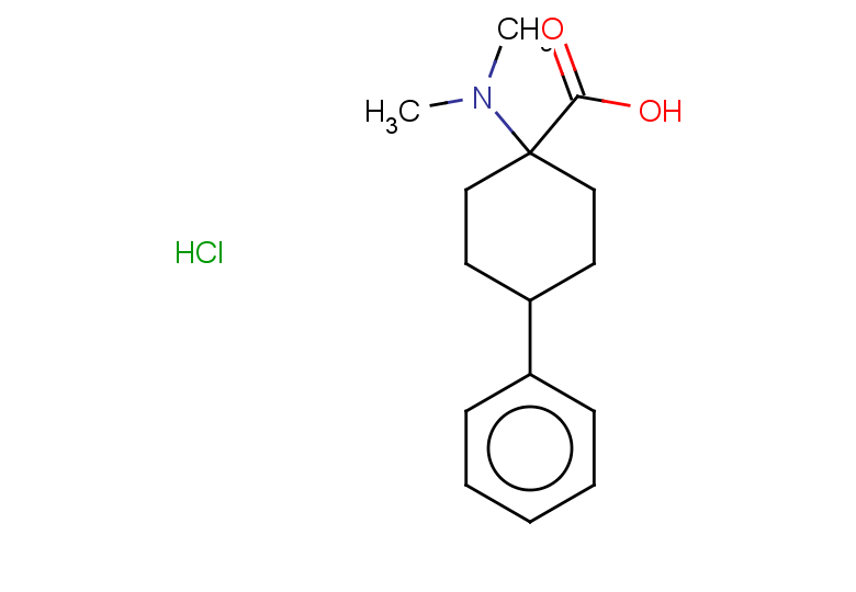 1-(dimethylamino)-4-phenylcyclohexane-1-carboxylic acid hydrochloride