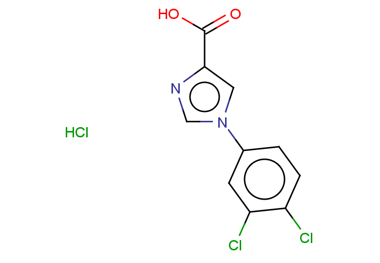 1-(3,4-dichlorophenyl)-1H-imidazole-4-carboxylic acid hydrochloride