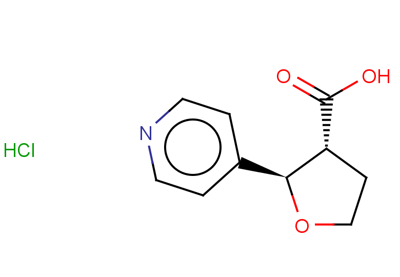 rac-(2R,3R)-2-(pyridin-4-yl)oxolane-3-carboxylic acid hydrochloride, trans