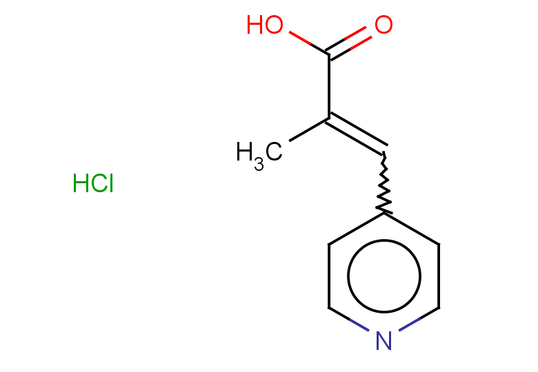 2-methyl-3-(pyridin-4-yl)prop-2-enoic acid hydrochloride