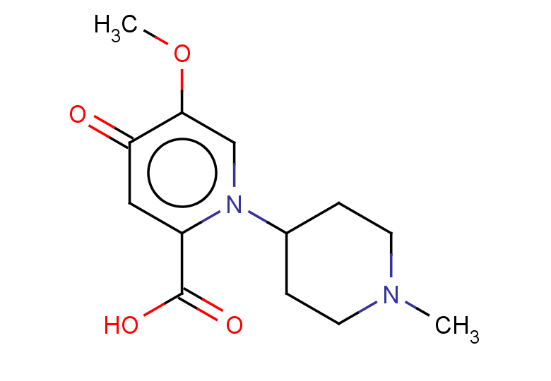 5-methoxy-1-(1-methylpiperidin-4-yl)-4-oxo-1,4-dihydropyridine-2-carboxylic acid