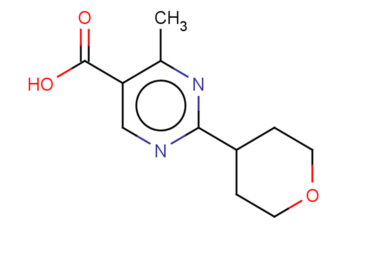 4-METHYL-2-(OXAN-4-YL)PYRIMIDINE-5-CARBOXYLIC ACID