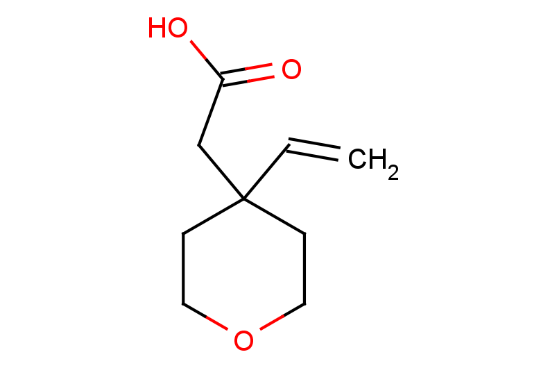 2-(4-ethenyloxan-4-yl)acetic acid