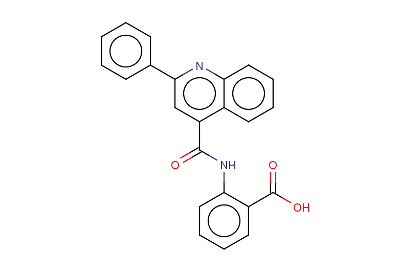 2-(2-phenylquinoline-4-amido)benzoic acid