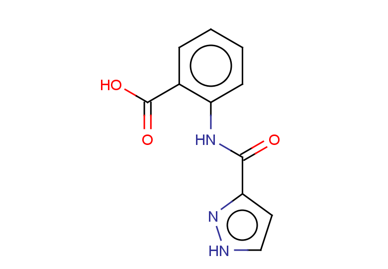 2-(1H-pyrazole-3-amido)benzoic acid