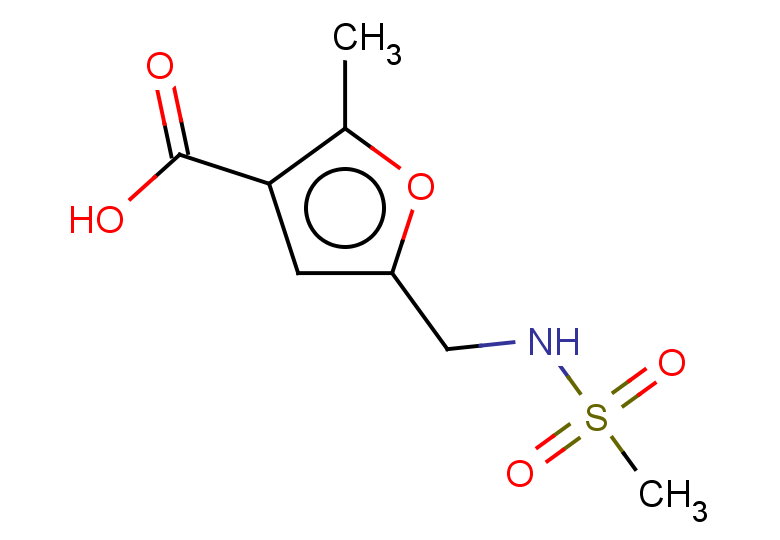 5-(methanesulfonamidomethyl)-2-methylfuran-3-carboxylic acid