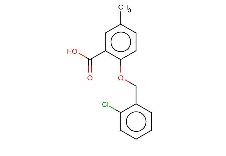2-[(2-chlorophenyl)methoxy]-5-methylbenzoic acid