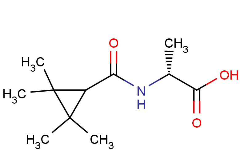 (2R)-2-[(2,2,3,3-tetramethylcyclopropyl)formamido]propanoic acid