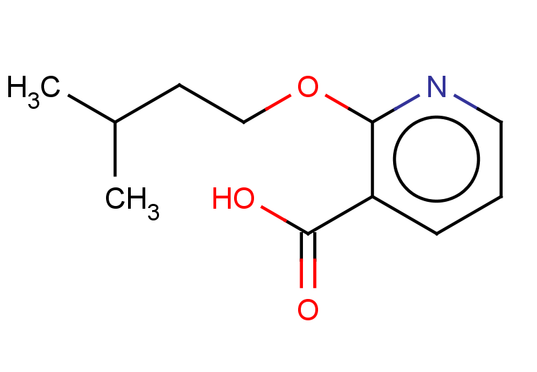 2-(3-methylbutoxy)pyridine-3-carboxylic acid