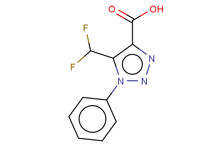 5-(difluoromethyl)-1-phenyl-1H-1,2,3-triazole-4-carboxylic acid