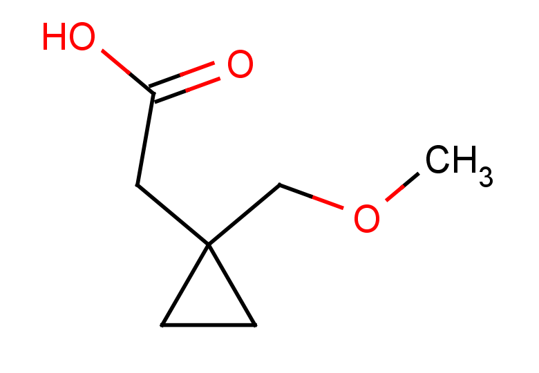 2-[1-(methoxymethyl)cyclopropyl]acetic acid