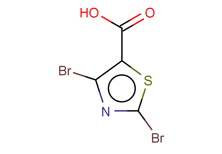 dibromo-1,3-thiazole-5-carboxylic acid