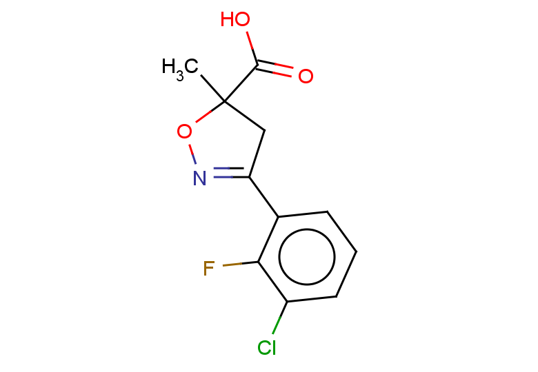 3-(3-chloro-2-fluorophenyl)-5-methyl-4,5-dihydro-1,2-oxazole-5-carboxylic acid