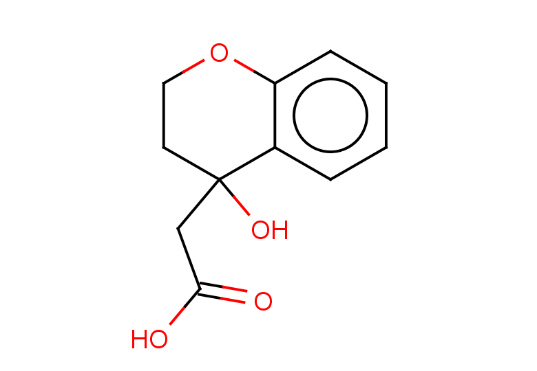 2-(4-hydroxy-3,4-dihydro-2H-1-benzopyran-4-yl)acetic acid