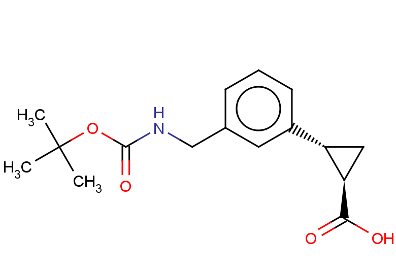 rac-(1R,2R)-2-[3-({[(tert-butoxy)carbonyl]amino}methyl)phenyl]cyclopropane-1-carboxylic acid, trans