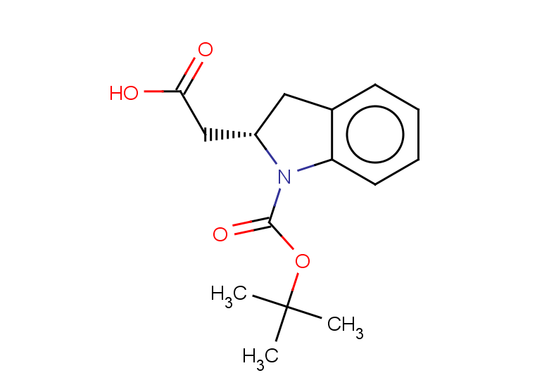 2-[(2S)-1-[(tert-butoxy)carbonyl]-2,3-dihydro-1H-indol-2-yl]acetic acid