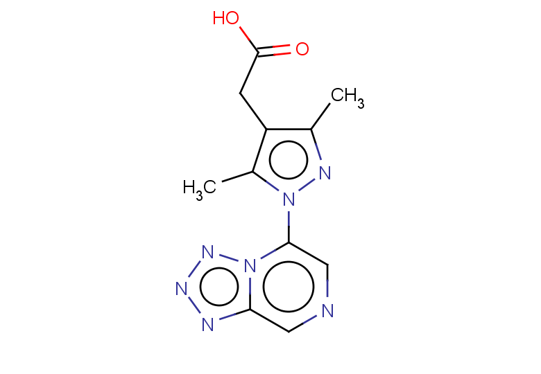 2-(3,5-dimethyl-1-{[1,2,3,4]tetrazolo[1,5-a]pyrazin-5-yl}-1H-pyrazol-4-yl)acetic acid
