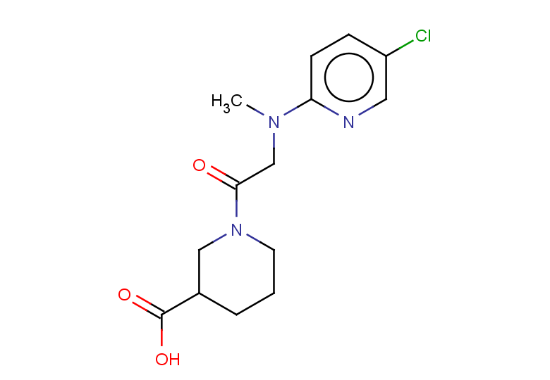 1-{2-[(5-chloropyridin-2-yl)(methyl)amino]acetyl}piperidine-3-carboxylic acid