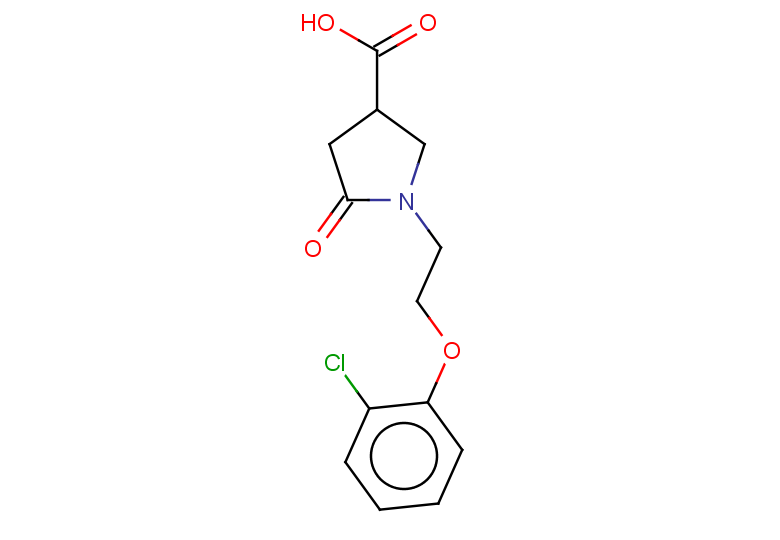 1-[2-(2-chlorophenoxy)ethyl]-5-oxopyrrolidine-3-carboxylic acid