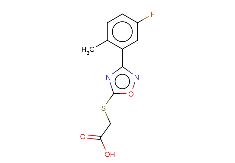2-{[3-(5-fluoro-2-methylphenyl)-1,2,4-oxadiazol-5-yl]sulfanyl}acetic acid