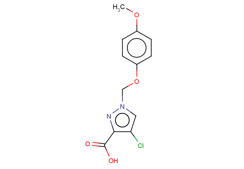 4-chloro-1-[(4-methoxyphenoxy)methyl]-1H-pyrazole-3-carboxylic acid