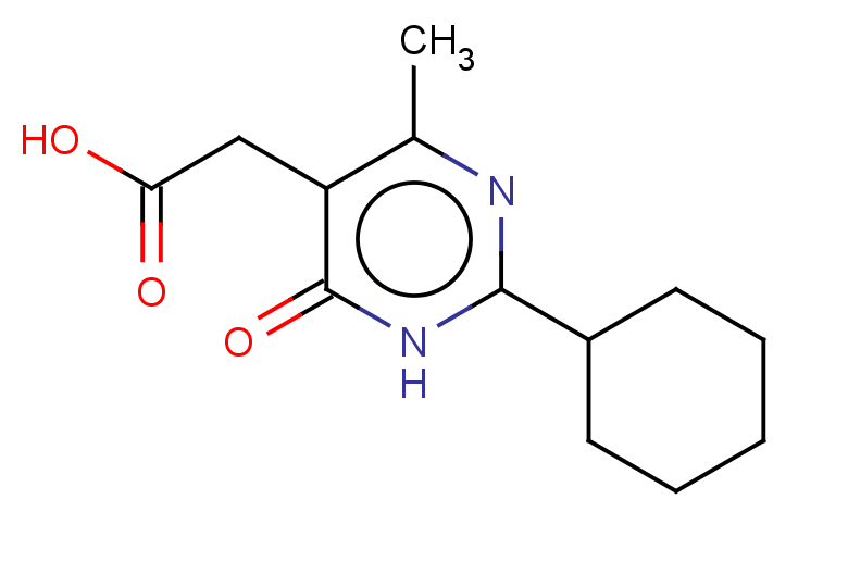 2-(2-cyclohexyl-4-methyl-6-oxo-1,6-dihydropyrimidin-5-yl)acetic acid