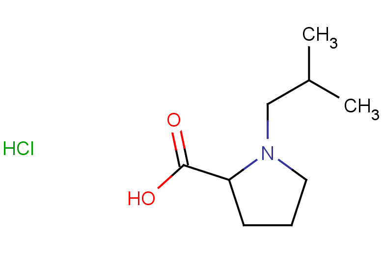 1-(2-methylpropyl)pyrrolidine-2-carboxylic acid hydrochloride