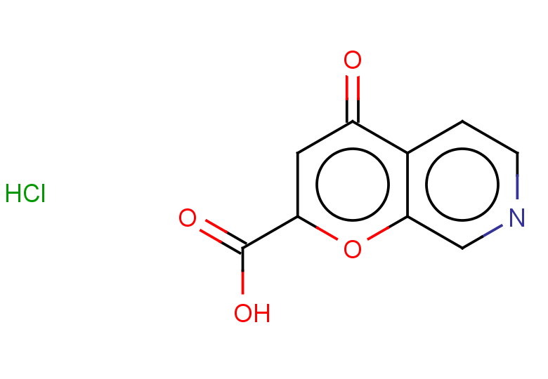 4-oxo-4H-pyrano[2,3-c]pyridine-2-carboxylic acid hydrochloride