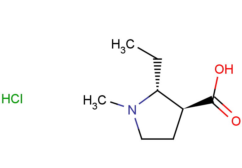 rac-(2R,3S)-2-ethyl-1-methylpyrrolidine-3-carboxylic acid hydrochloride, trans