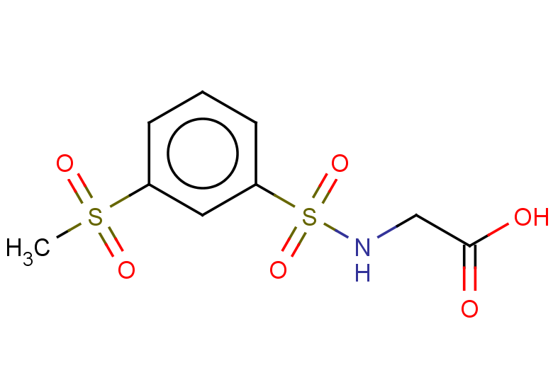 2-(3-methanesulfonylbenzenesulfonamido)acetic acid