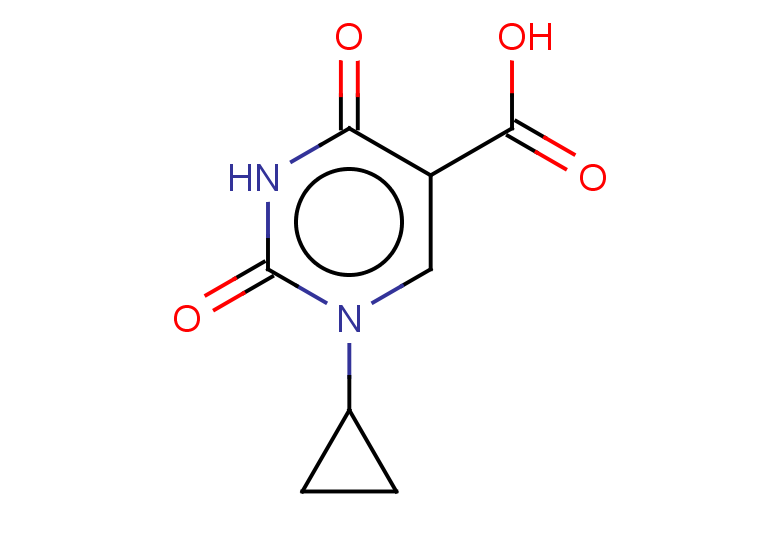 1-cyclopropyl-2,4-dioxo-1,2,3,4-tetrahydropyrimidine-5-carboxylic acid