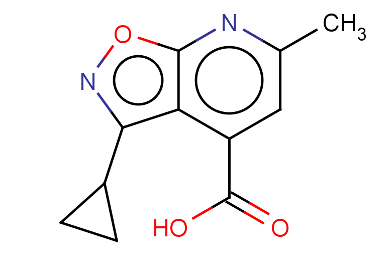 3-cyclopropyl-6-methyl-[1,2]oxazolo[5,4-b]pyridine-4-carboxylic acid