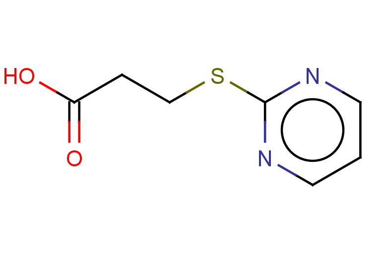 3-(pyrimidin-2-ylsulfanyl)propanoic acid