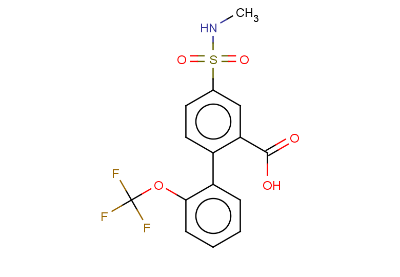 5-(methylsulfamoyl)-2-[2-(trifluoromethoxy)phenyl]benzoic acid