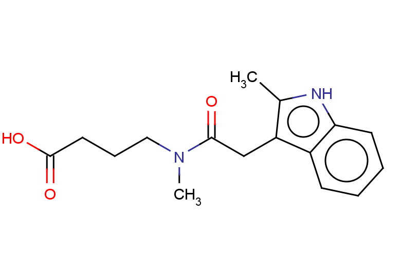 4-[N-methyl-2-(2-methyl-1H-indol-3-yl)acetamido]butanoic acid