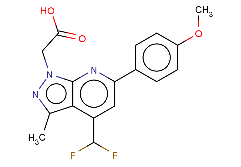 2-[4-(difluoromethyl)-6-(4-methoxyphenyl)-3-methyl-1H-pyrazolo[3,4-b]pyridin-1-yl]acetic acid