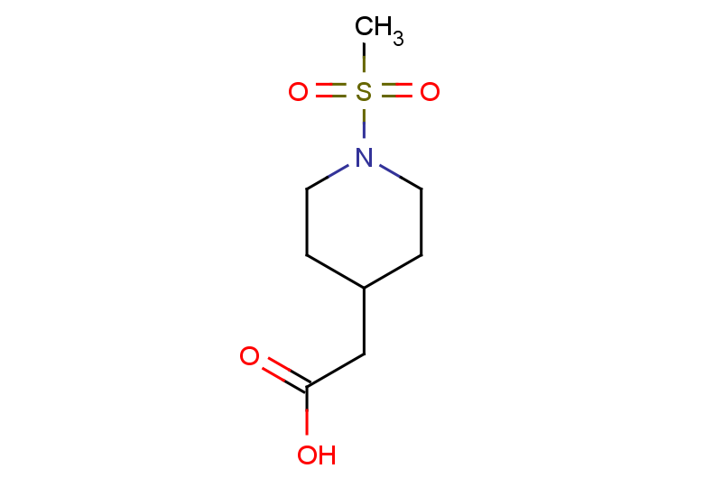 2-(1-methanesulfonylpiperidin-4-yl)acetic acid