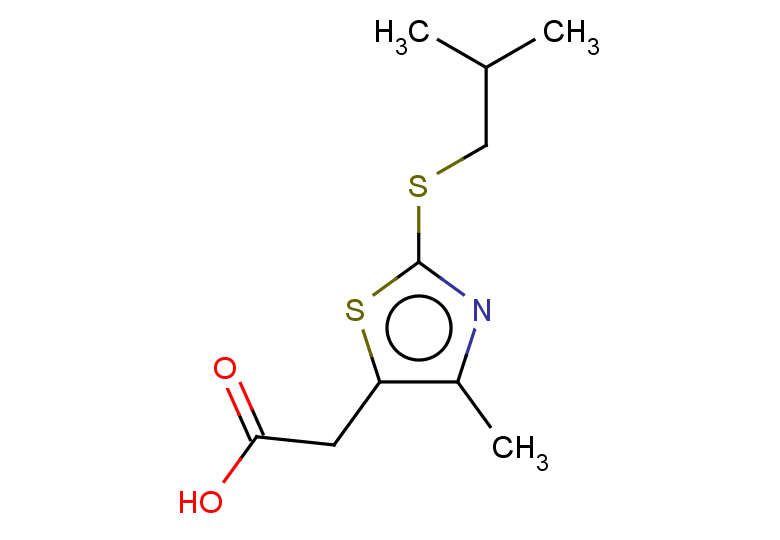 2-{4-methyl-2-[(2-methylpropyl)sulfanyl]-1,3-thiazol-5-yl}acetic acid