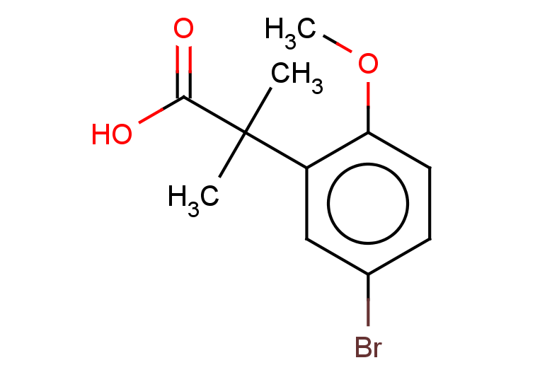 2-(5-bromo-2-methoxyphenyl)-2-methylpropanoic acid