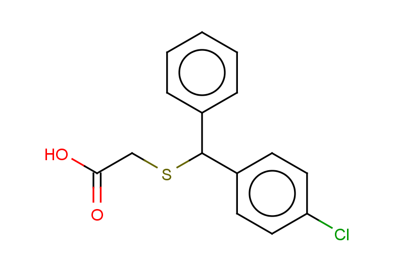2-{[(4-chlorophenyl)(phenyl)methyl]sulfanyl}acetic acid