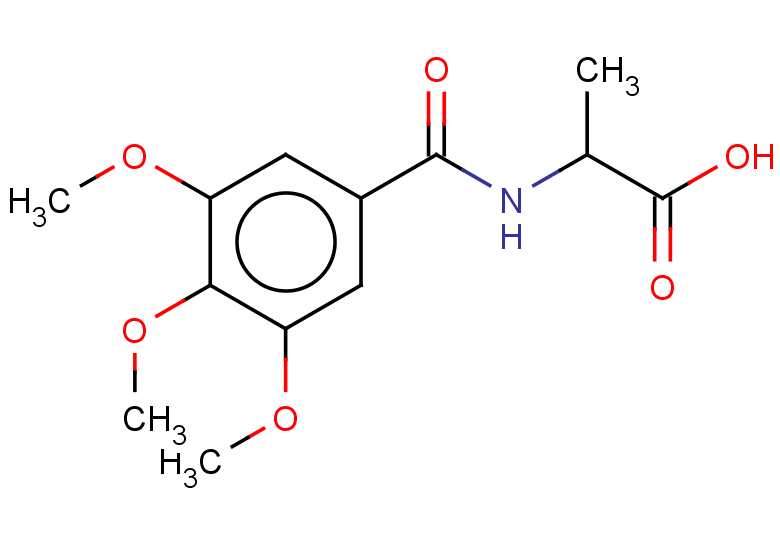 2-[(3,4,5-trimethoxyphenyl)formamido]propanoic acid